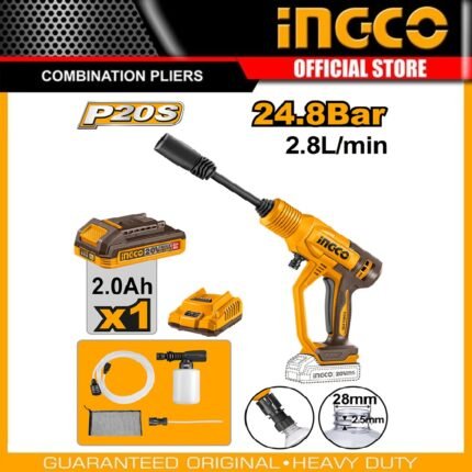 Lithium-Ion Pressure Washer 24.8bar CPWLI20362 | Company: Ingco | Origin: China