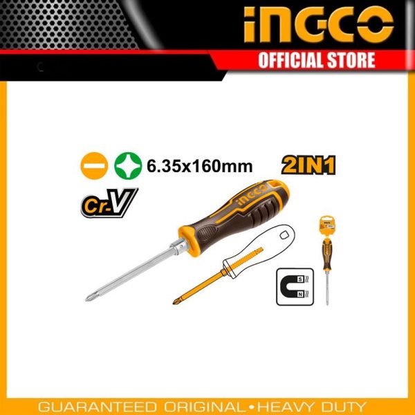 2 In 1 screwdriver set AKISD0201 | Company: INGCO | Origin: China
