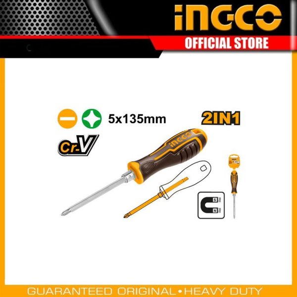 2 In 1 screwdriver set AKISD0203 | Company: INGCO | Origin: China