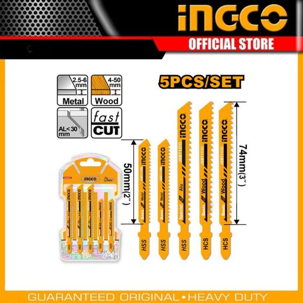 Jig saw blade set AKJ0051 | Company: INGCO | Origin: China