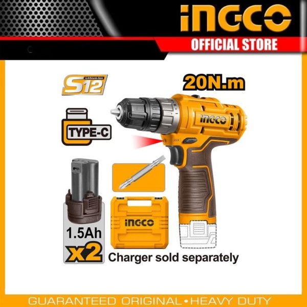 Cordless drill CDLI12202 | Company: INGCO | Origin: China