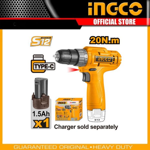 Cordless drill CDLI12428 | Company: INGCO | Origin: China