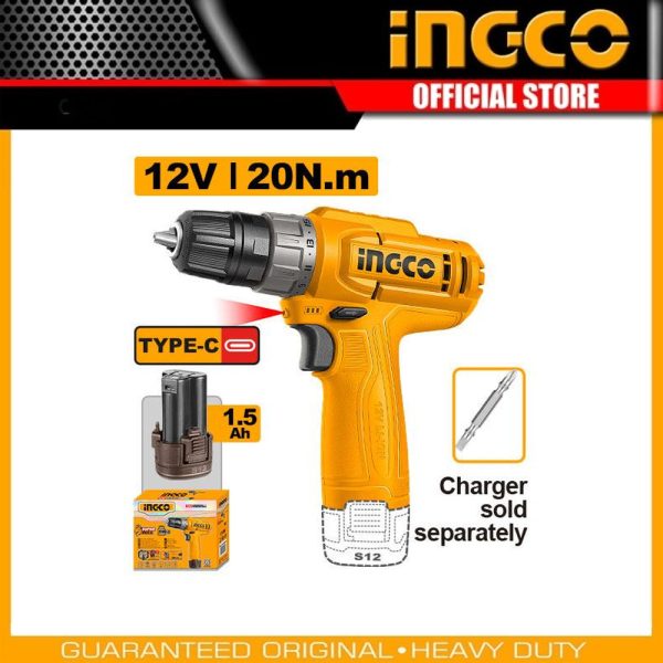 Cordless drill CDLI12456 | Company: INGCO | Origin: China