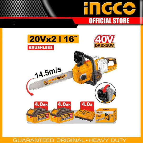 Cordless chain saw CGSLI401682 | Company: INGCO | Origin: China