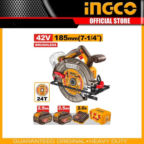 Cordless circular saw CSLI4218512 | Company: INGCO | Origin: China