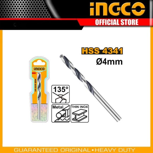 4341 HSS drill bit DBT1200404 | Company: INGCO | Origin: China