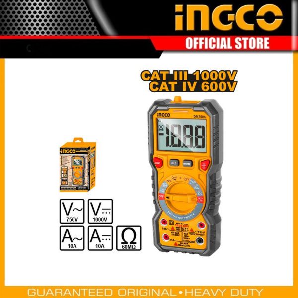 Digital multimeter DM7504 | Company: INGCO | Origin: China