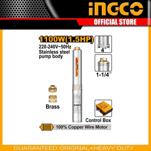 4" Deep well pump DWP1100621 | Company: INGCO | Origin: China