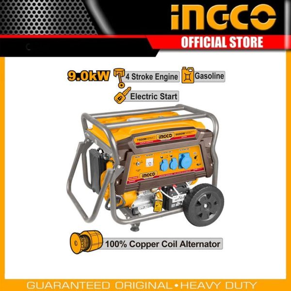 Gasoline generator GE90006 | Company: INGCO | Origin: China