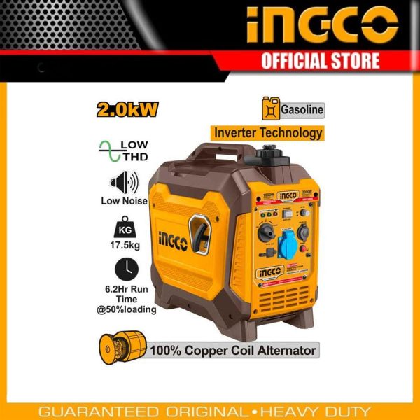 Inverter gasoline
generator GEI23006 | Company: INGCO | Origin: China