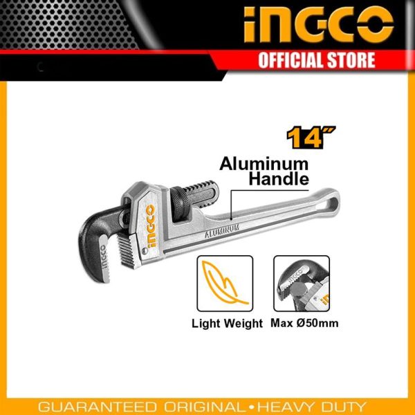 Aluminum handle pipe
wrench HALPW0114 | Company: INGCO | Origin: China