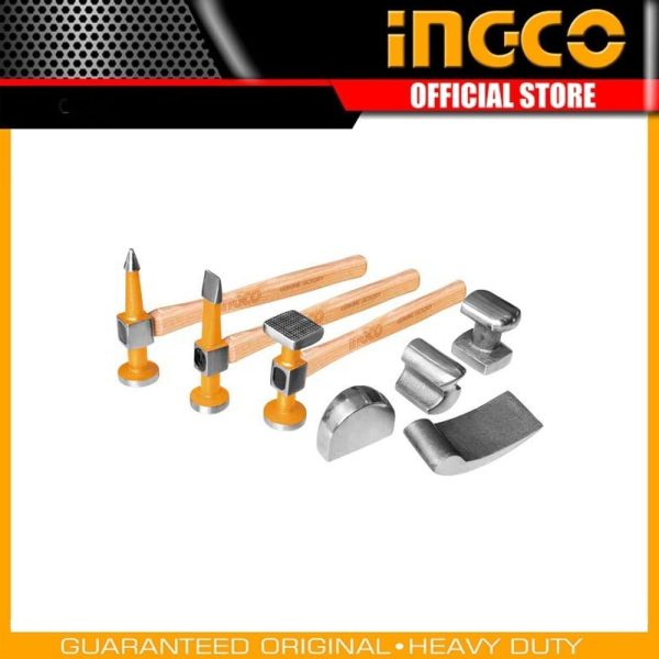 7 Pcs Body And
Fender Hammer
Set(Heavy
duty,Genuine Hickory
handle? HBAFH0711 | Company: INGCO | Origin: China
