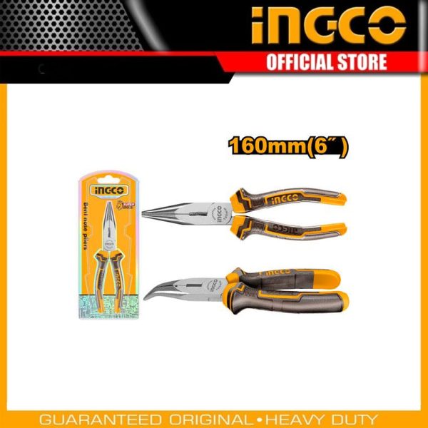 Bent nose pliers HBNP08168 | Company: INGCO | Origin: China