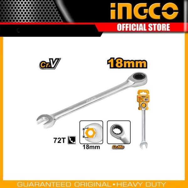 Ratchet spanner HCSPAR181 | Company: INGCO | Origin: China