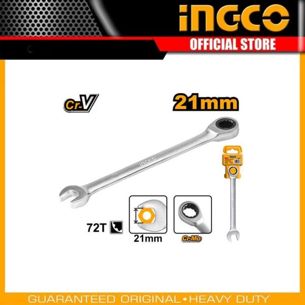 Ratchet spanner HCSPAR211 | Company: INGCO | Origin: China
