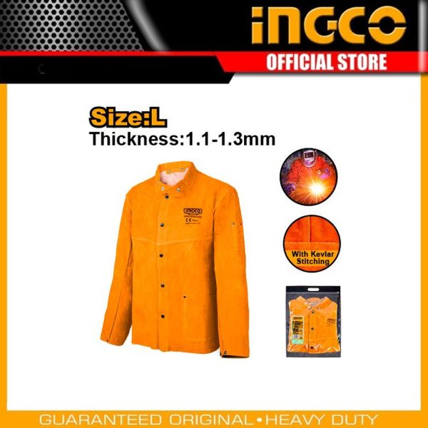 Leather welding jacket HGV0303 | Company: INGCO | Origin: China