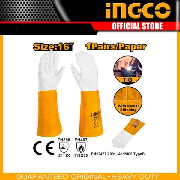 Grain goatskin gloves HGVG01 | Company: INGCO | Origin: China