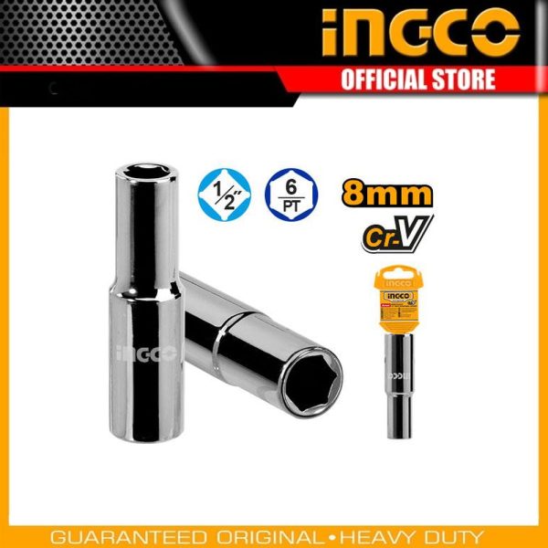 1/2" Deep hexagonal
socket HHAST12083L | Company: INGCO | Origin: China