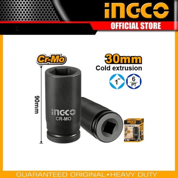 1"DR. Impact socket HHIS0130L | Company: INGCO | Origin: China