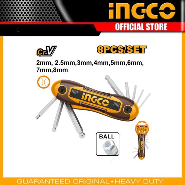 Ball point hex key HHK14082 | Company: INGCO | Origin: China