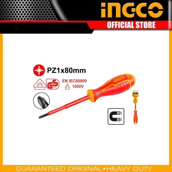 Insulated screwdriver HISD81PZ180 | Company: INGCO | Origin: China