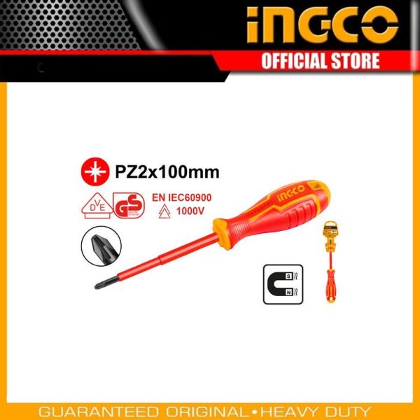 Insulated screwdriver HISD81PZ2100 | Company: INGCO | Origin: China