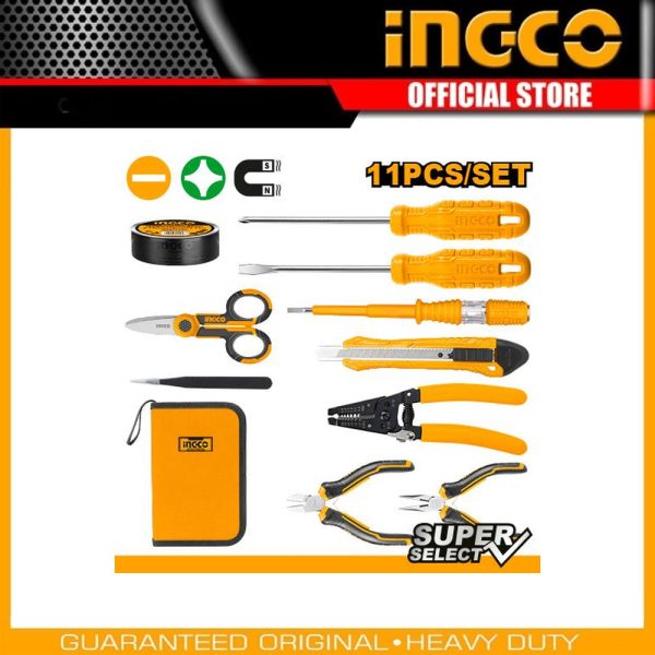 11Pcs Electricians
Tools Set HKETS0111 | Company: INGCO | Origin: China