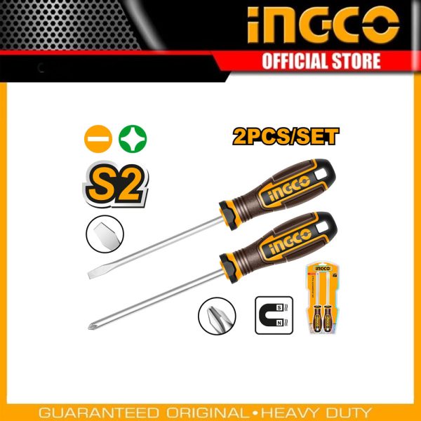 2 Pcs screwdriver set HKSDS0228 | Company: INGCO | Origin: China