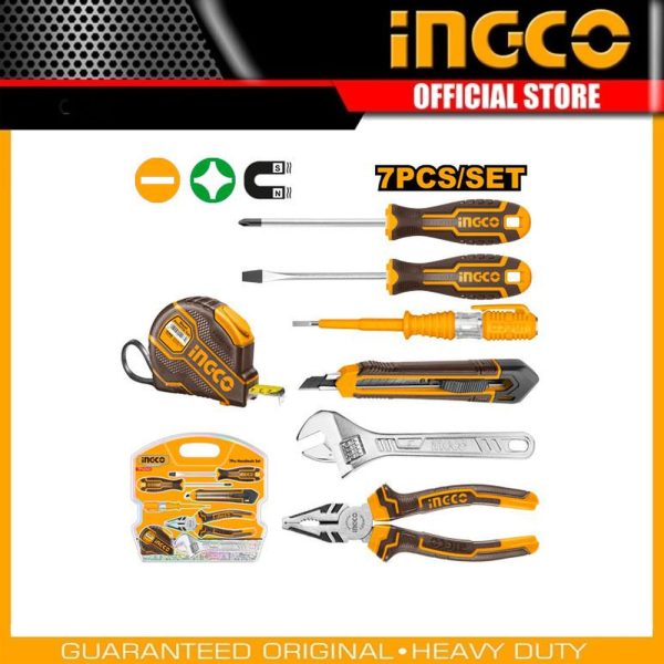 7 Pcs hand tools set HKTH10807 | Company: INGCO | Origin: China