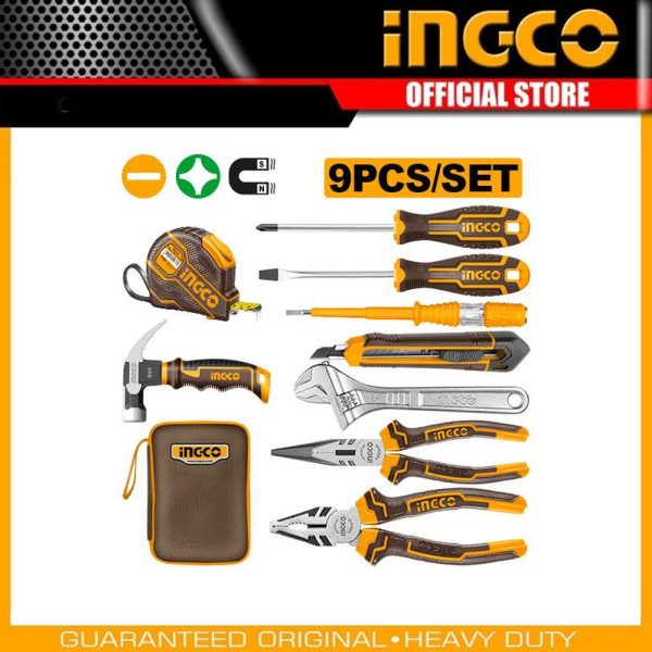 9 Pcs hand tools set HKTH20809 | Company: INGCO | Origin: China