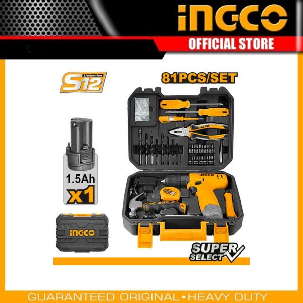 81 Pcs Tools Set HKTHP10811 | Company: INGCO | Origin: China
