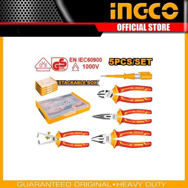 5 Pcs insulated hand
tools set HKTV01P051 | Company: INGCO | Origin: China