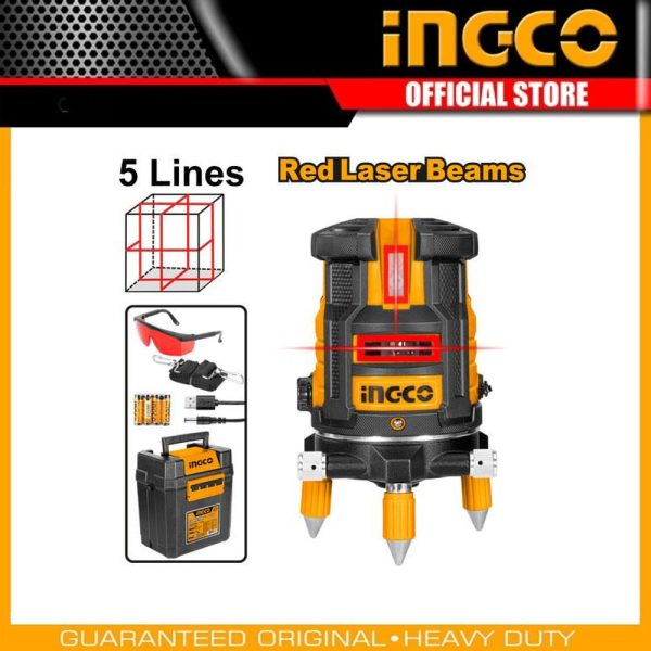 Self-leveling line
laser(Red laser
beams) HLL306505 | Company: INGCO | Origin: China