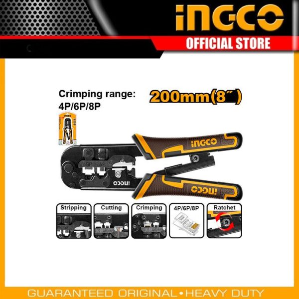 Modular plug crimper HMPCN2468R | Company: INGCO | Origin: China