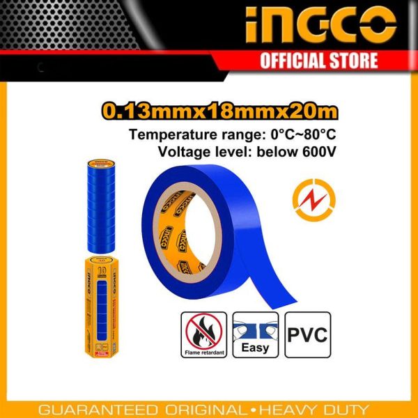 PVC insulating tape HPET1010 | Company: INGCO | Origin: China