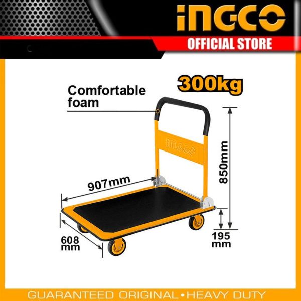 Foldable platform
hand truck HPHT13002 | Company: INGCO | Origin: China
