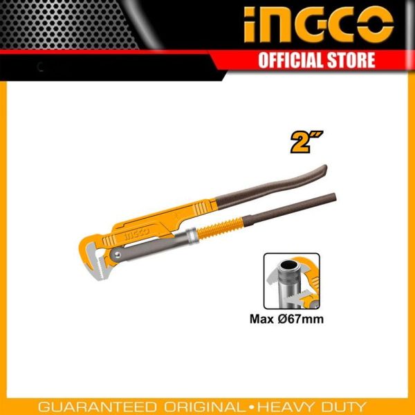 90Ã‚Â° Heavy duty
Swedish pipe wrench HPW04021 | Company: INGCO | Origin: China