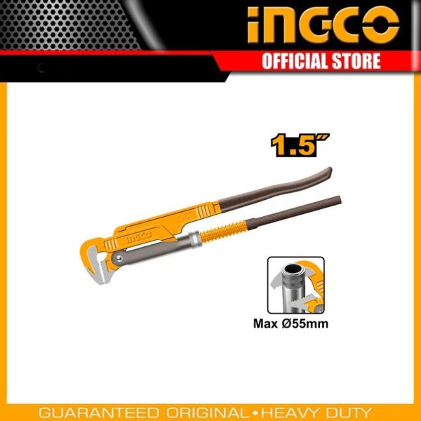 90Ã‚Â° Heavy duty
Swedish pipe wrench HPW04151 | Company: INGCO | Origin: China