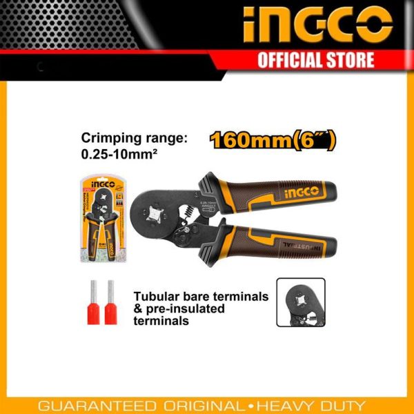 Ratchet crimping plier HRCPG05210 | Company: INGCO | Origin: China