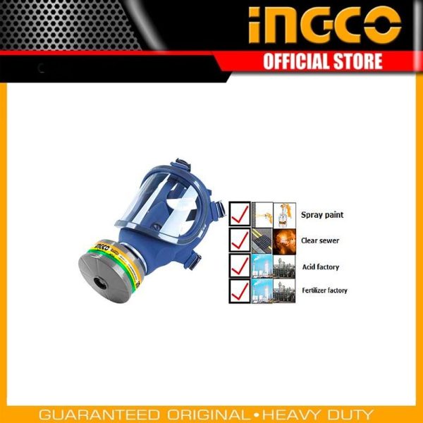 Respirator
(Including one
cartridge) HRS12 | Company: INGCO | Origin: China