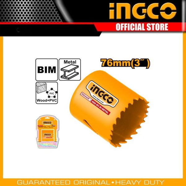 HSS bi-metal hole saw HSB10761 | Company: INGCO | Origin: China