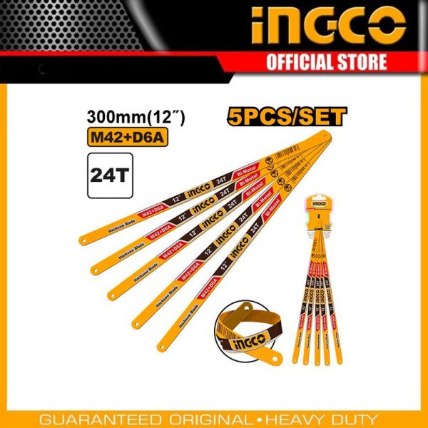 Bi-Metal hacksaw
blade set HSBKT12245 | Company: INGCO | Origin: China