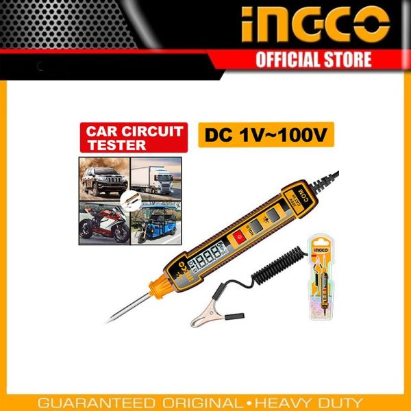Automotive circuit
tester HSDT41001 | Company: INGCO | Origin: China