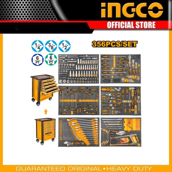356 Pcs tool chest set HTCS273561 | Company: INGCO | Origin: China