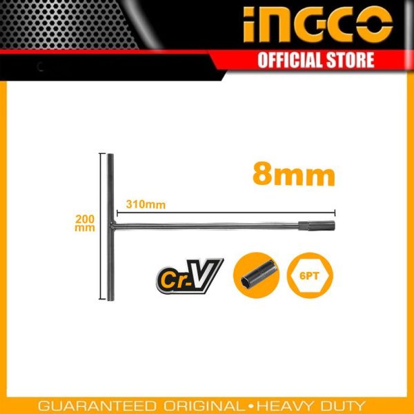 T-handle socket
wrench HTSWB0808 | Company: INGCO | Origin: China