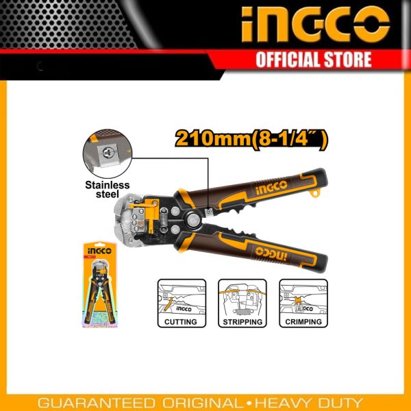 Automatic wire
stripper HWSP102418 | Company: INGCO | Origin: China