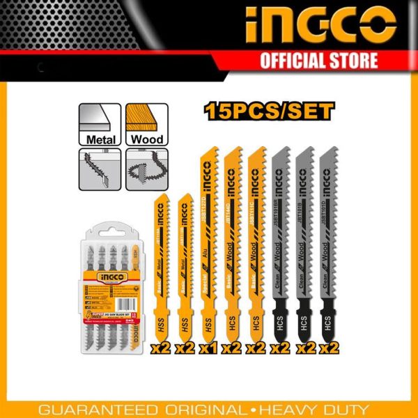 Jig saw blade set JBT1501 | Company: INGCO | Origin: China