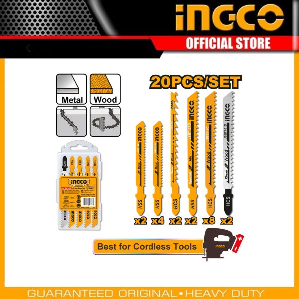 20Pcs Jig saw blade
set JSBT2001 | Company: INGCO | Origin: China