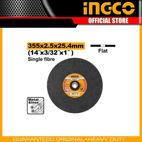 Abrasive metal cutting
disc MCD253551 | Company: INGCO | Origin: China
