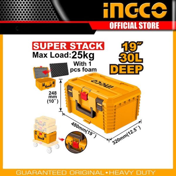 19" Stackable Tool
Box PBXS103 | Company: INGCO | Origin: China